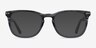 Gato Gray Striped AcétateMontures de lunettes de vue d'EyeBuyDirect, Avec des Verres Teintés