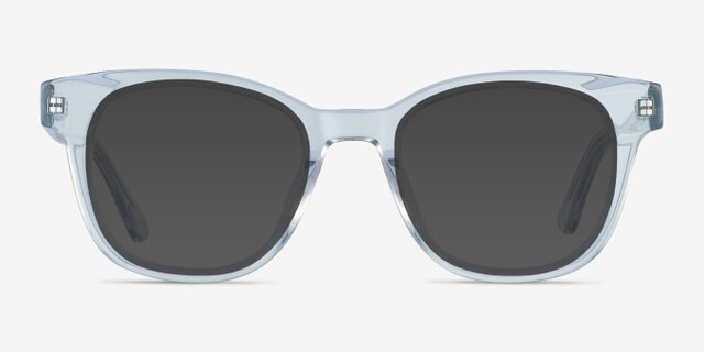 Lighthouse Clear Blue AcétateMontures de lunettes de vue d'EyeBuyDirect, Avec des Verres Teintés