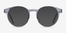 Manara Clear AcetateEyeglass Frames from EyeBuyDirect, with Tinted Lenses