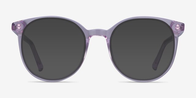 Noun Violet AcétateMontures de lunettes de vue d'EyeBuyDirect, Avec des Verres Teintés