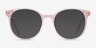 Noun Rose AcétateMontures de lunettes de vue d'EyeBuyDirect, Avec des Verres Teintés