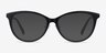 Helena Black AcetateEyeglass Frames from EyeBuyDirect, with Tinted Lenses