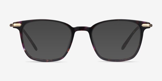 Cinema Floral AcetateEyeglass Frames from EyeBuyDirect, with Tinted Lenses