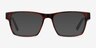 Reyes Brown AcetateEyeglass Frames from EyeBuyDirect, with Tinted Lenses