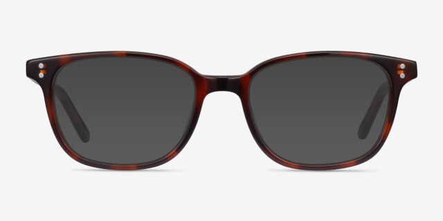 Rena Brown Tortoise AcetateEyeglass Frames from EyeBuyDirect, with Tinted Lenses
