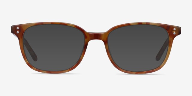 Rena Light Tortoise AcetateEyeglass Frames from EyeBuyDirect, with Tinted Lenses