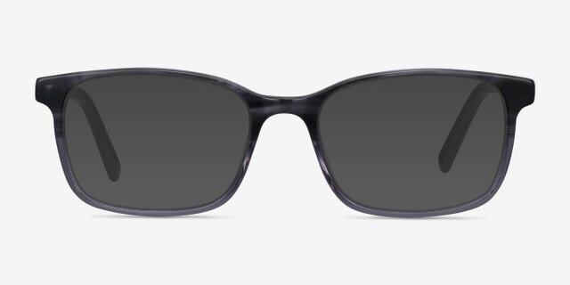 Collective Gray AcetateEyeglass Frames from EyeBuyDirect, with Tinted Lenses