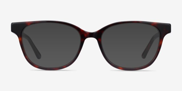 Patra Tortoise AcetateEyeglass Frames from EyeBuyDirect, with Tinted Lenses