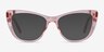 Little Charlotte Pink AcetateEyeglass Frames from EyeBuyDirect, with Tinted Lenses