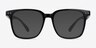 Piano Black PlasticEyeglass Frames from EyeBuyDirect, with Tinted Lenses