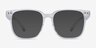 Piano Clear PlasticEyeglass Frames from EyeBuyDirect, with Tinted Lenses