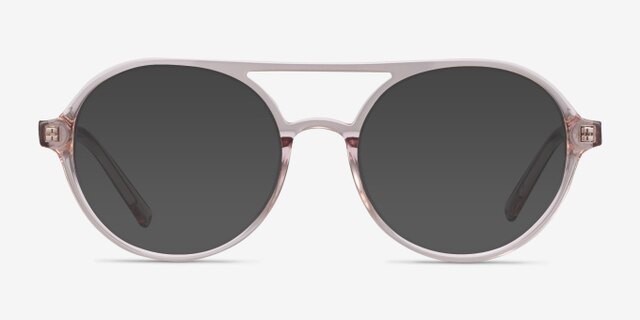 Elevate Clear Pink AcétateMontures de lunettes de vue d'EyeBuyDirect, Avec des Verres Teintés