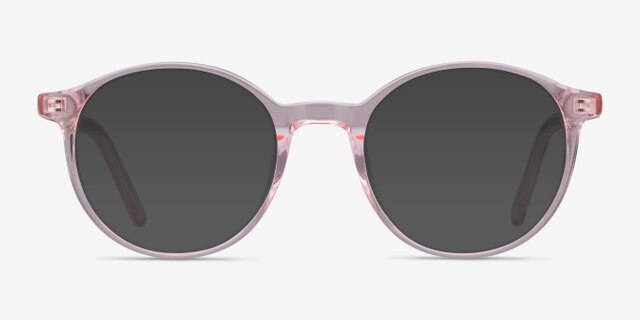 Excel Pink AcetateEyeglass Frames from EyeBuyDirect, with Tinted Lenses