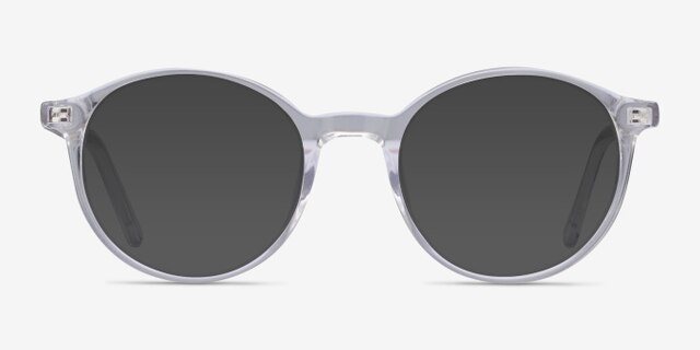 Excel Clear AcetateEyeglass Frames from EyeBuyDirect, with Tinted Lenses