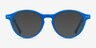 Magic Blue AcetateEyeglass Frames from EyeBuyDirect, with Tinted Lenses