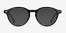 Magic Noir AcétateMontures de lunettes de vue d'EyeBuyDirect, Avec des Verres Teintés