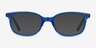 Leap Blue AcetateEyeglass Frames from EyeBuyDirect, with Tinted Lenses