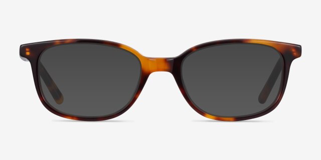 Leap Tortoise AcetateEyeglass Frames from EyeBuyDirect, with Tinted Lenses
