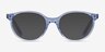 Trust Clear Blue AcetateEyeglass Frames from EyeBuyDirect, with Tinted Lenses