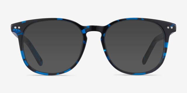 Ander Blue Tortoise AcetateEyeglass Frames from EyeBuyDirect, with Tinted Lenses