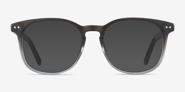 Ander Gray Clear AcetateEyeglass Frames from EyeBuyDirect, with Tinted Lenses