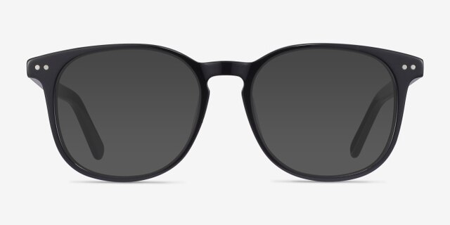 Ander Noir AcétateMontures de lunettes de vue d'EyeBuyDirect, Avec des Verres Teintés
