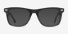 Caster Gray Striped AcetateEyeglass Frames from EyeBuyDirect, with Tinted Lenses