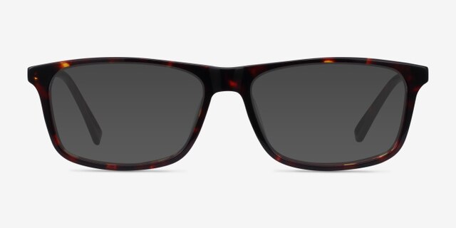 Intent Tortoise AcetateEyeglass Frames from EyeBuyDirect, with Tinted Lenses