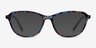 Ciencia Blue Floral AcetateEyeglass Frames from EyeBuyDirect, with Tinted Lenses