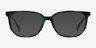Reverb Green Tortoise AcetateEyeglass Frames from EyeBuyDirect, with Tinted Lenses
