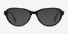 Misha Black AcetateEyeglass Frames from EyeBuyDirect, with Tinted Lenses