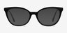 Sigilo Black AcetateEyeglass Frames from EyeBuyDirect, with Tinted Lenses
