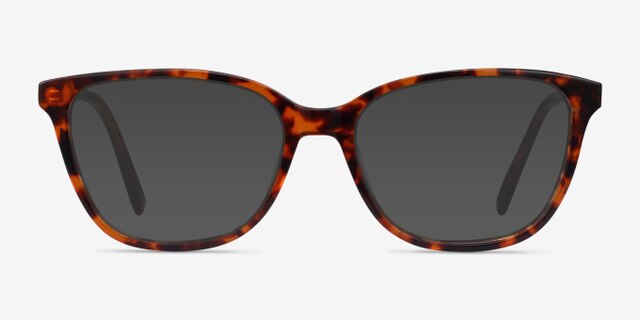 Arte Tortoise AcetateEyeglass Frames from EyeBuyDirect, with Tinted Lenses