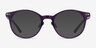 Buho Purple AcetateEyeglass Frames from EyeBuyDirect, with Tinted Lenses