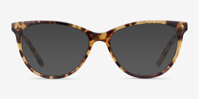 Leonie Tortoise AcetateEyeglass Frames from EyeBuyDirect, with Tinted Lenses