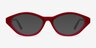 Passion Raspberry & Purple AcetateEyeglass Frames from EyeBuyDirect, with Tinted Lenses
