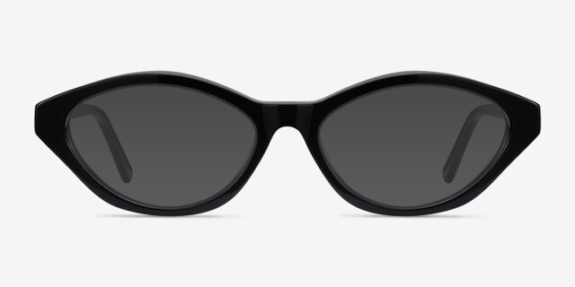 Passion Black AcetateEyeglass Frames from EyeBuyDirect, with Tinted Lenses
