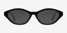 Passion Black AcetateEyeglass Frames from EyeBuyDirect, with Tinted Lenses