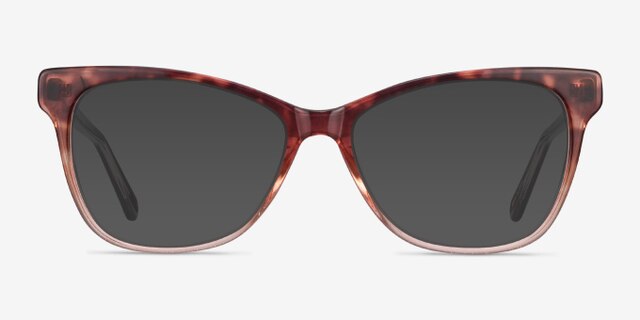 Rosalie Orange AcetateEyeglass Frames from EyeBuyDirect, with Tinted Lenses