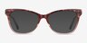 Rosalie Orange AcetateEyeglass Frames from EyeBuyDirect, with Tinted Lenses