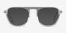 Ida Clear AcetateEyeglass Frames from EyeBuyDirect, with Tinted Lenses