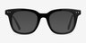 Romy Black AcetateEyeglass Frames from EyeBuyDirect, with Tinted Lenses