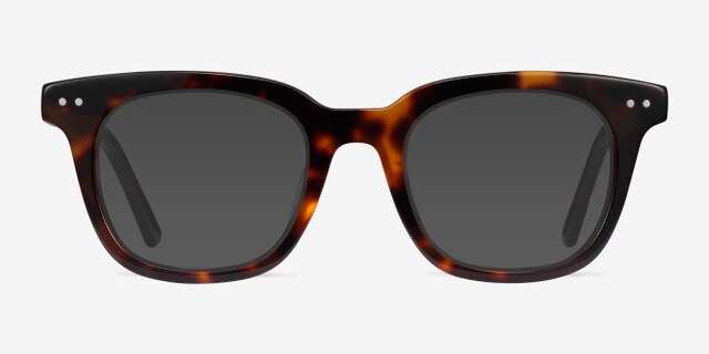 Romy Tortoise AcetateEyeglass Frames from EyeBuyDirect, with Tinted Lenses
