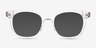 Romy Transparent AcétateMontures de lunettes de vue d'EyeBuyDirect, Avec des Verres Teintés