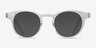 Flora Clear AcetateEyeglass Frames from EyeBuyDirect, with Tinted Lenses