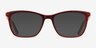 Hedera Burgundy Orange AcetateEyeglass Frames from EyeBuyDirect, with Tinted Lenses