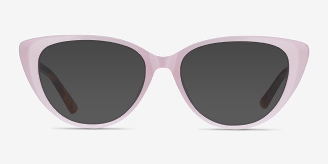 Anastasia Iridescent Pink & Tortoise AcetateEyeglass Frames from EyeBuyDirect, with Tinted Lenses