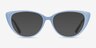 Anastasia Baby Blue & Tortoise AcetateEyeglass Frames from EyeBuyDirect, with Tinted Lenses