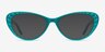 Persona Teal AcetateEyeglass Frames from EyeBuyDirect, with Tinted Lenses