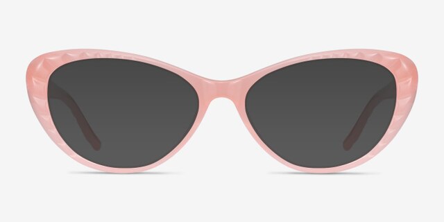 Persona Coral AcetateEyeglass Frames from EyeBuyDirect, with Tinted Lenses